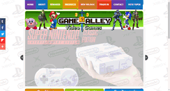 Desktop Screenshot of gamealleygames.com